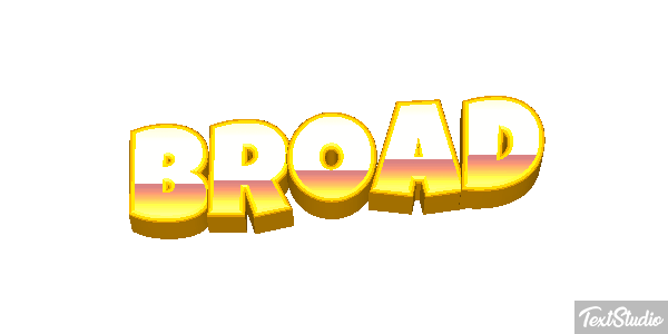 Broad Texteffekt