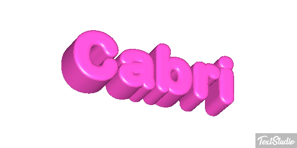 Cabri Texteffekt