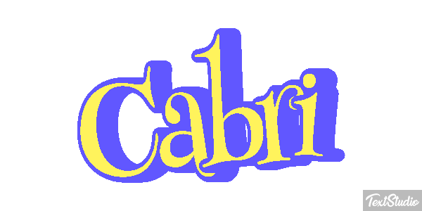 Cabri Texteffekt