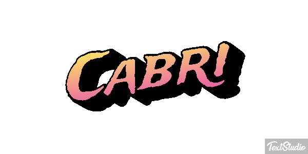 Cabri Texteffekt