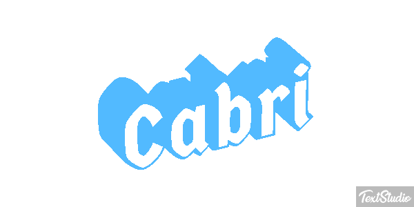 Cabri Texteffekt
