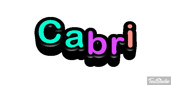 Cabri Texteffekt
