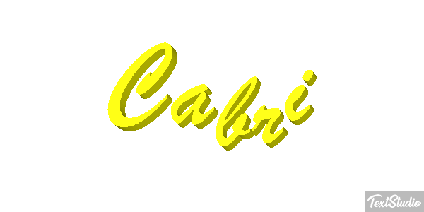 Cabri Texteffekt