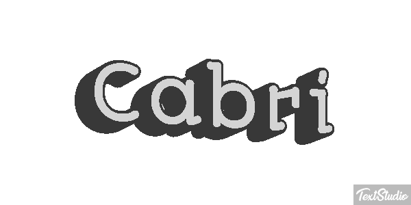 Cabri Texteffekt