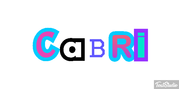 Cabri Texteffekt