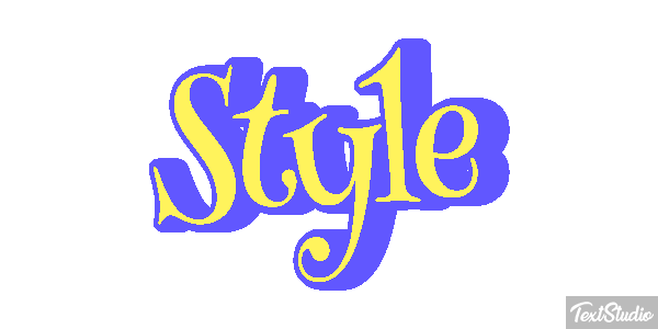 Style Texteffekt