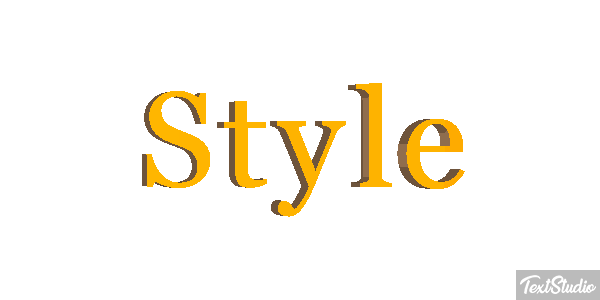 Style Texteffekt