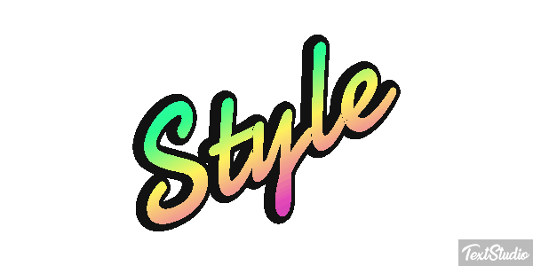 Style Texteffekt