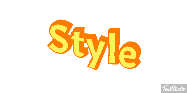 Style Texteffekt