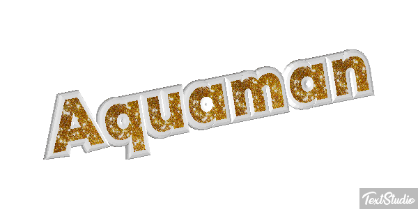 Aquaman Effetto testo