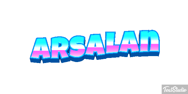 Arsalan Texteffekt
