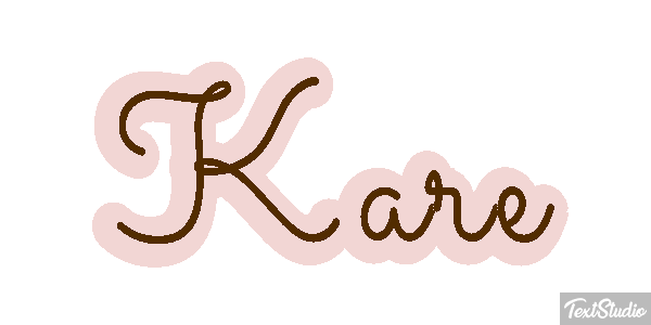 Kare Effetto testo