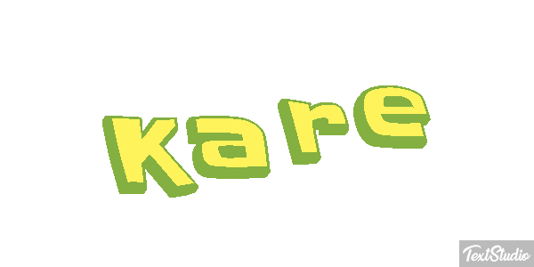 Kare Effetto testo