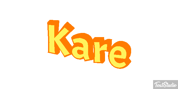 Kare Effetto testo