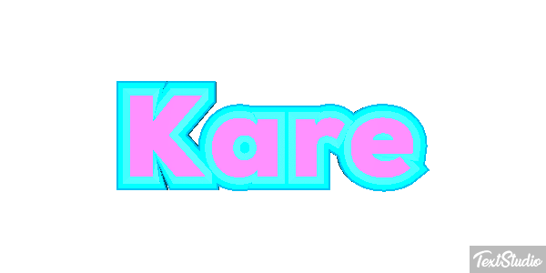 Kare Effetto testo