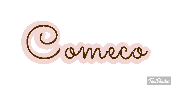 Começo Text effect
