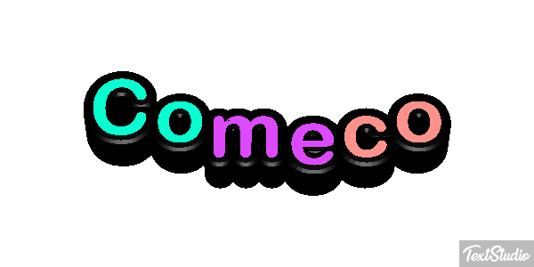Começo Text effect