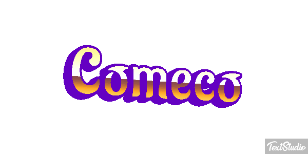 Começo Text effect