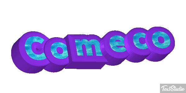 Começo Text effect