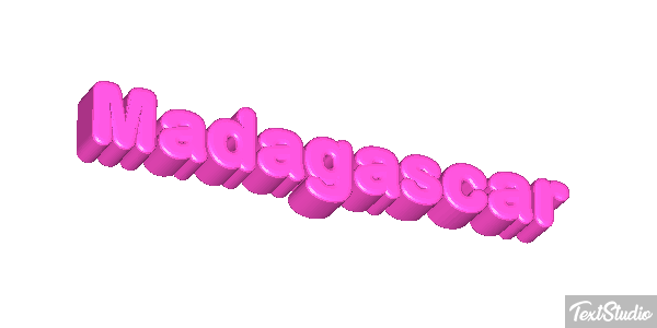 Madagascar Text effect