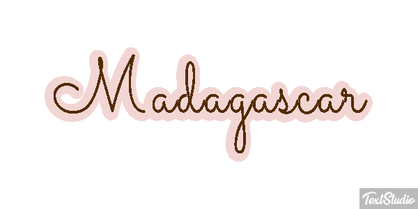Madagascar Text effect
