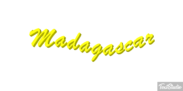 Madagascar Text effect