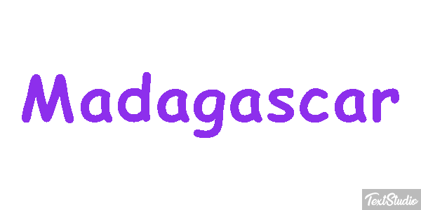 Madagascar Text effect