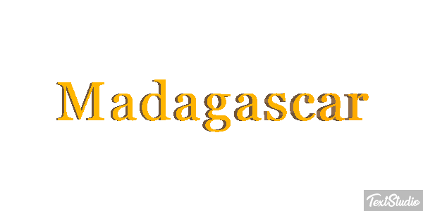Madagascar Text effect