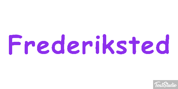 Frederiksted Efekt tekstowy