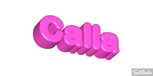 Calla Text effect