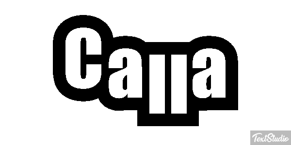 Calla Text effect