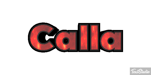 Calla Text effect