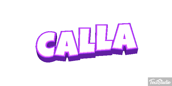 Calla Text effect