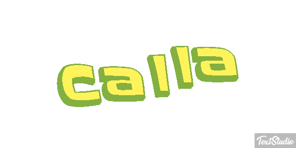 Calla Text effect