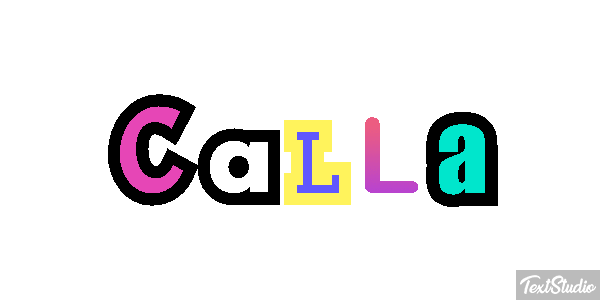 Calla Text effect