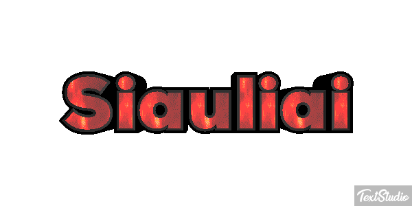 Šiauliai Effetto testo