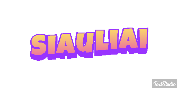 Šiauliai Effetto testo