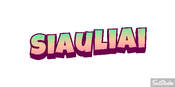 Šiauliai Effetto testo