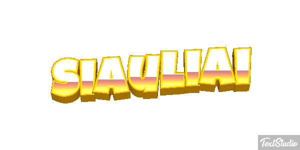Šiauliai Effetto testo