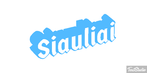 Šiauliai Effetto testo