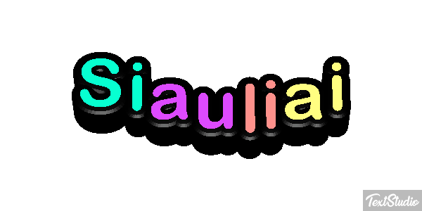 Šiauliai Effetto testo
