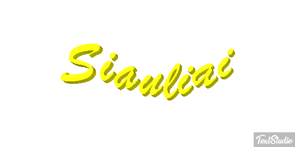 Šiauliai Effetto testo