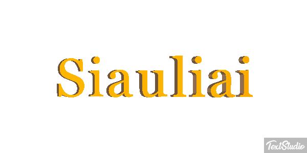 Šiauliai Effetto testo