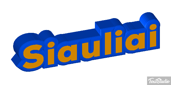 Šiauliai Effetto testo