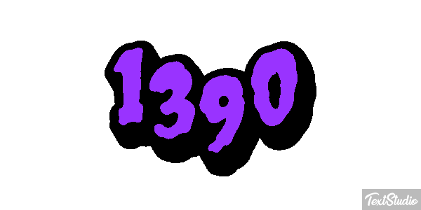 1390 Text effect