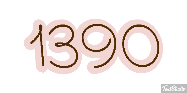 1390 Text effect