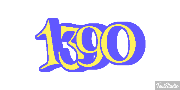 1390 Text effect