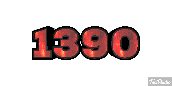 1390 Text effect