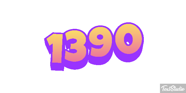 1390 Text effect