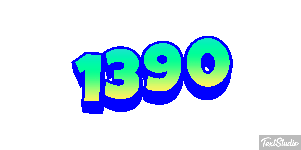 1390 Text effect